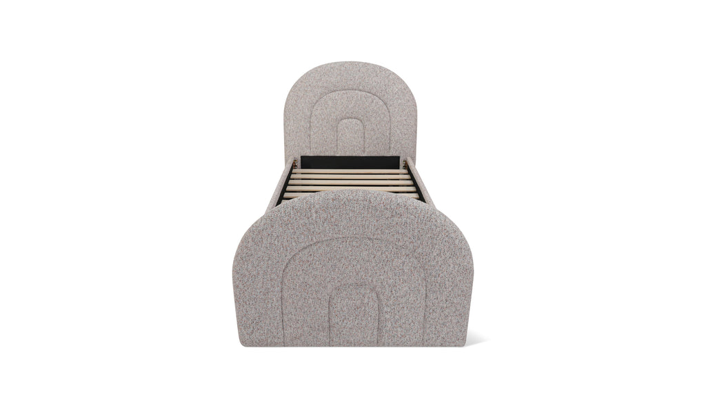 Lit gigogne Sunrise, deux places, couleur galets