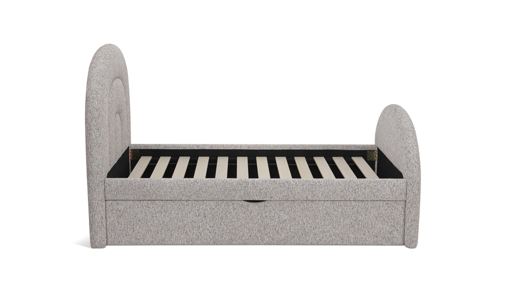 Lit gigogne Sunrise, deux places, couleur galets