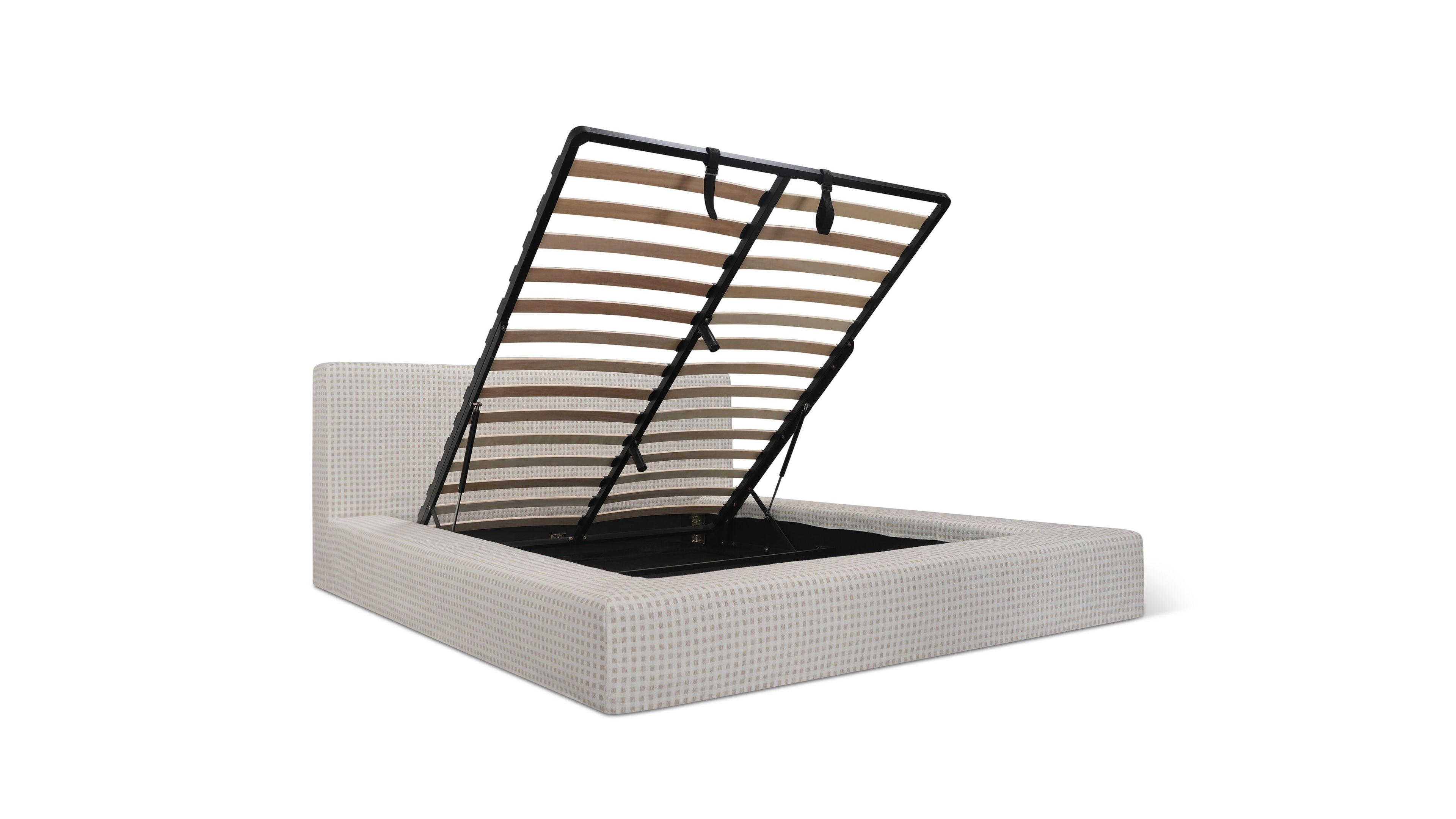 Lit de rangement Movie Night™, Queen, motif caramel