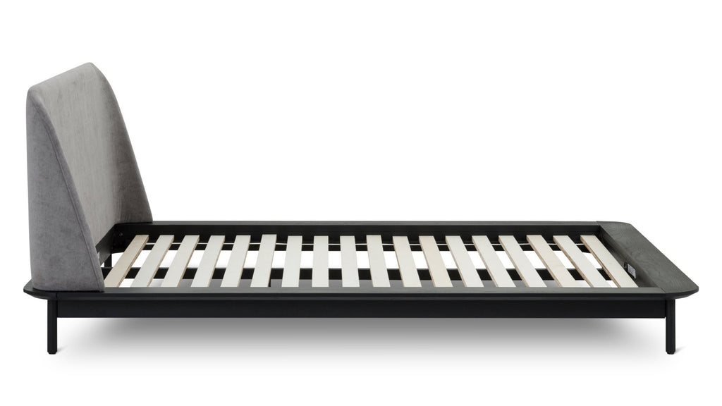 Lit Easy Edge, Queen, chêne noir