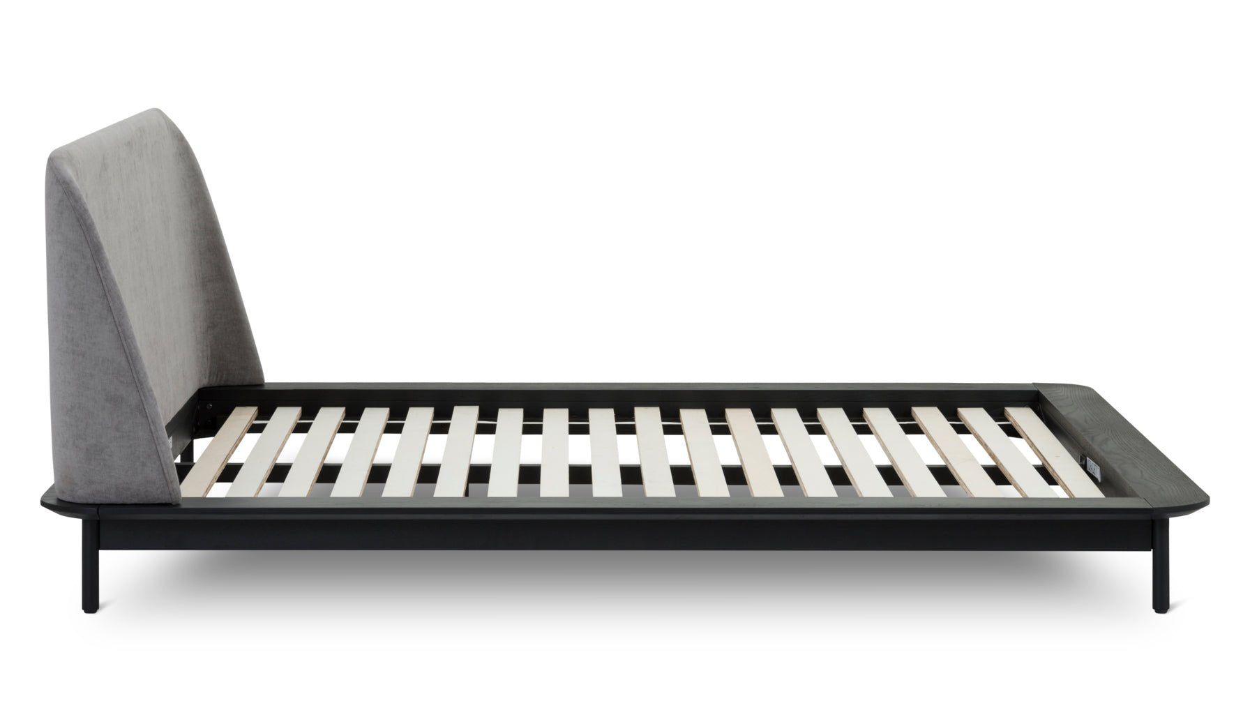 Lit Easy Edge, Queen, chêne noir