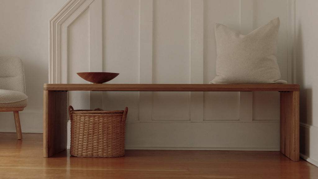 Banc Form, 3 places, chêne