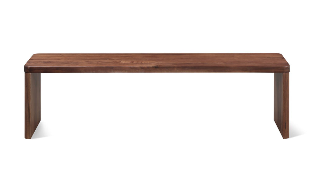 Banc Form, 3 places, noyer américain