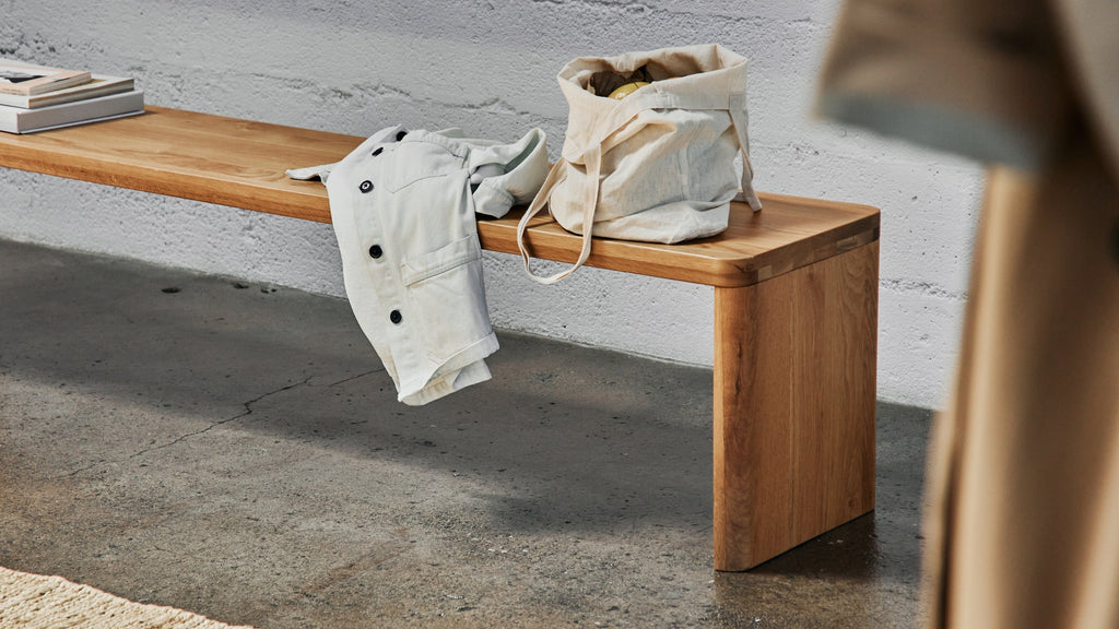 Banc Form, 4 places, chêne