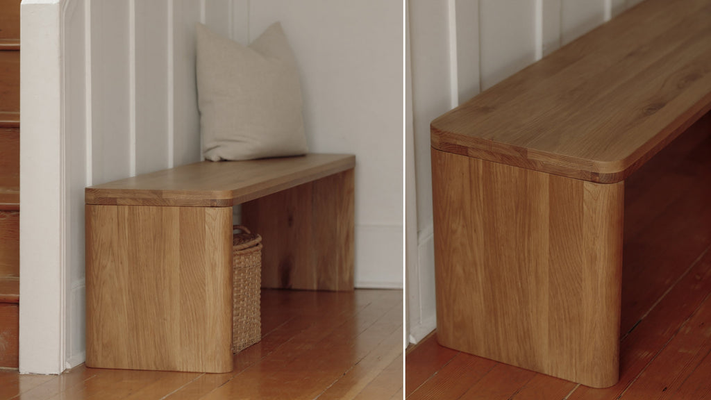 Banc Form, 2 places, chêne