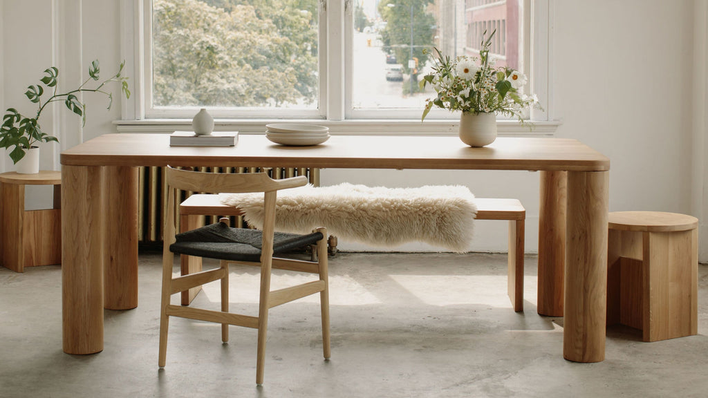 Banc Form, 2 places, chêne