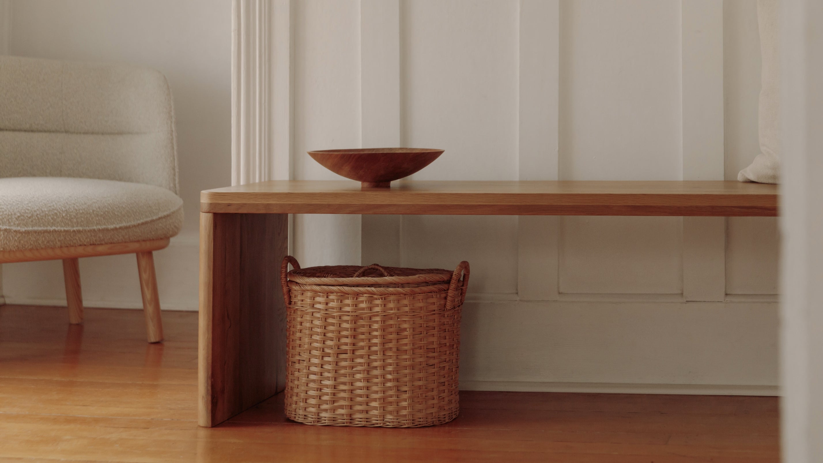 Banc Form, 2 places, chêne