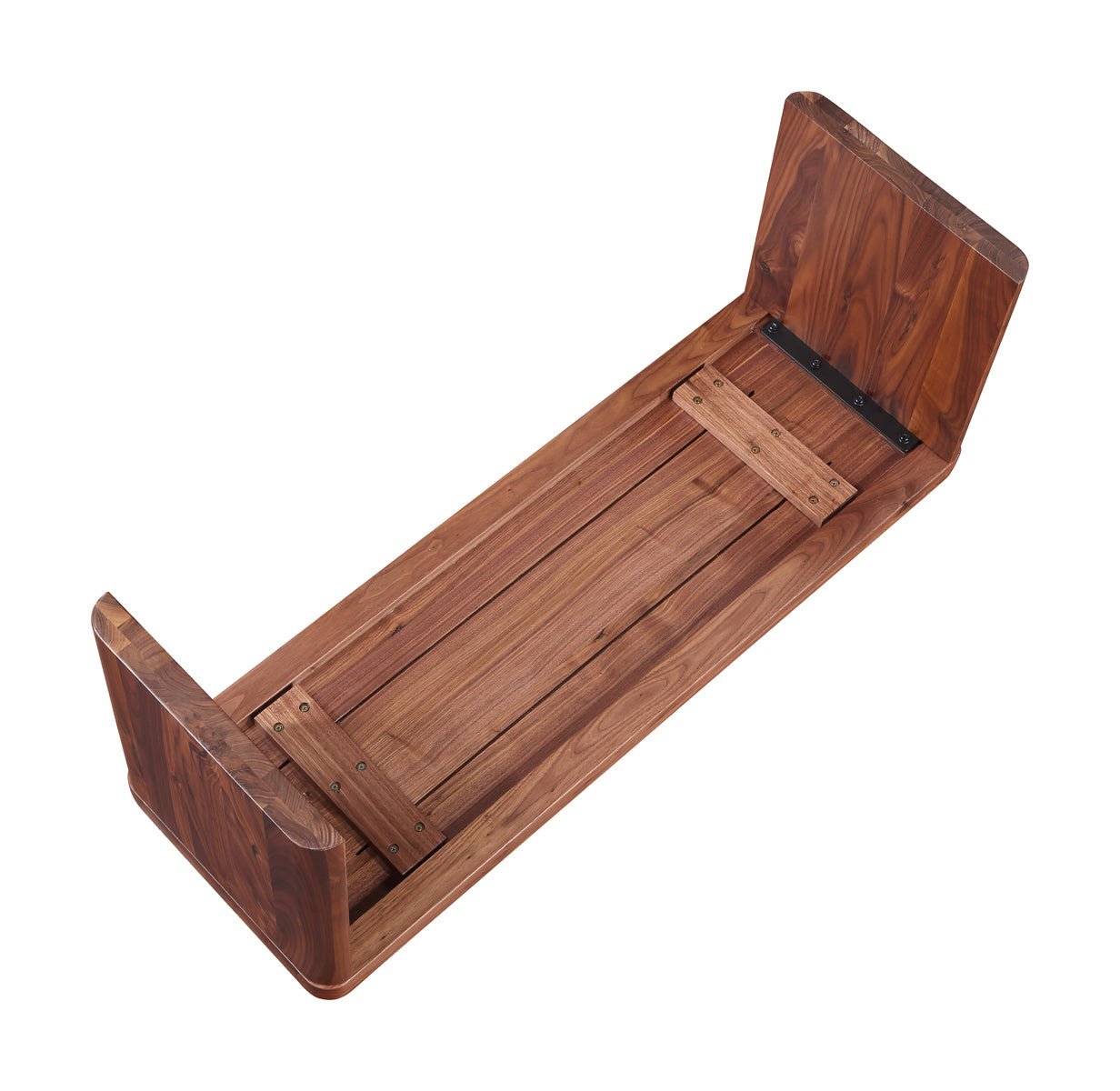 Banc Form, 2 places, noyer américain