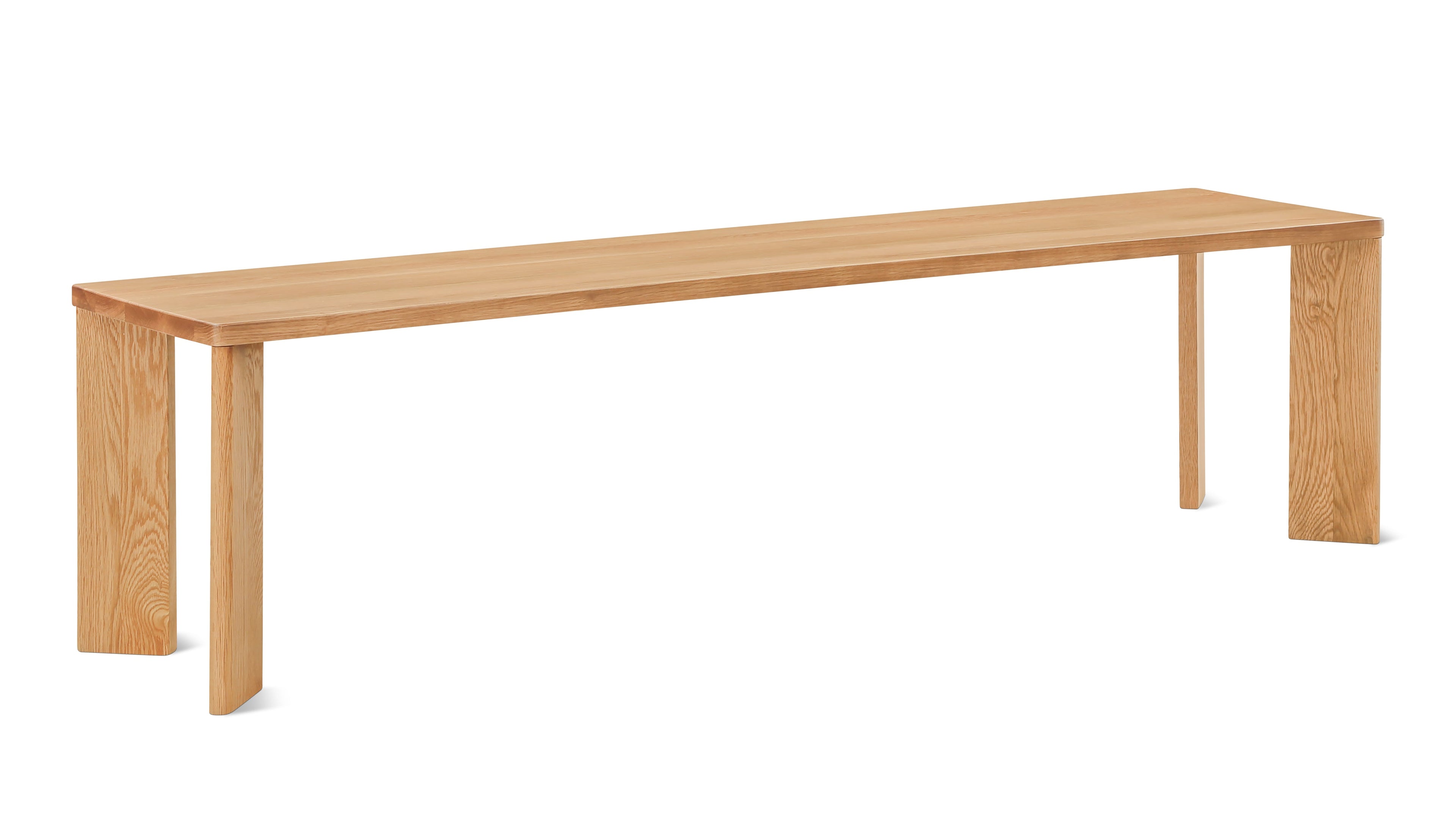 Banc à cadre, 3 places, chêne