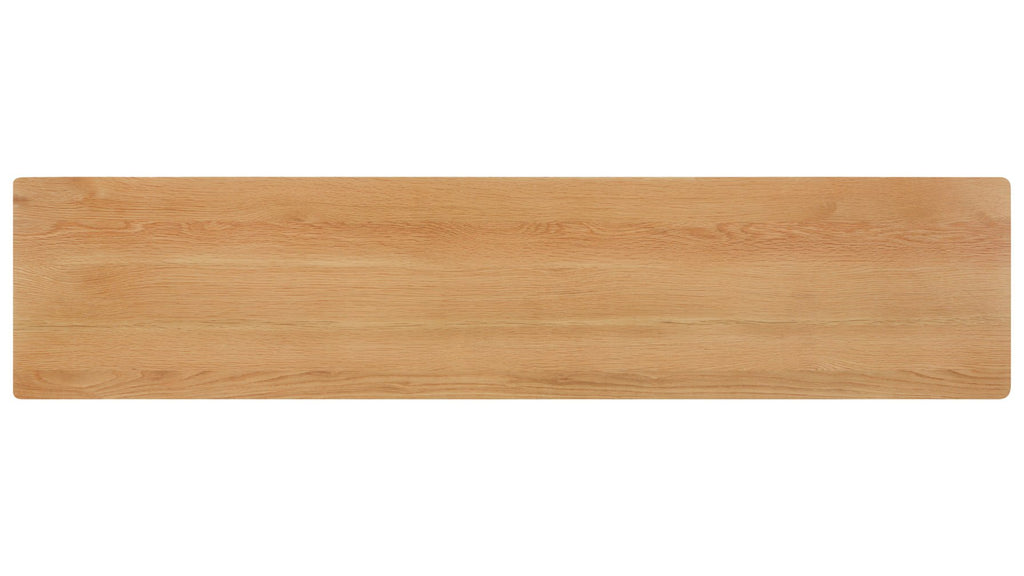 Banc à cadre, 3 places, chêne