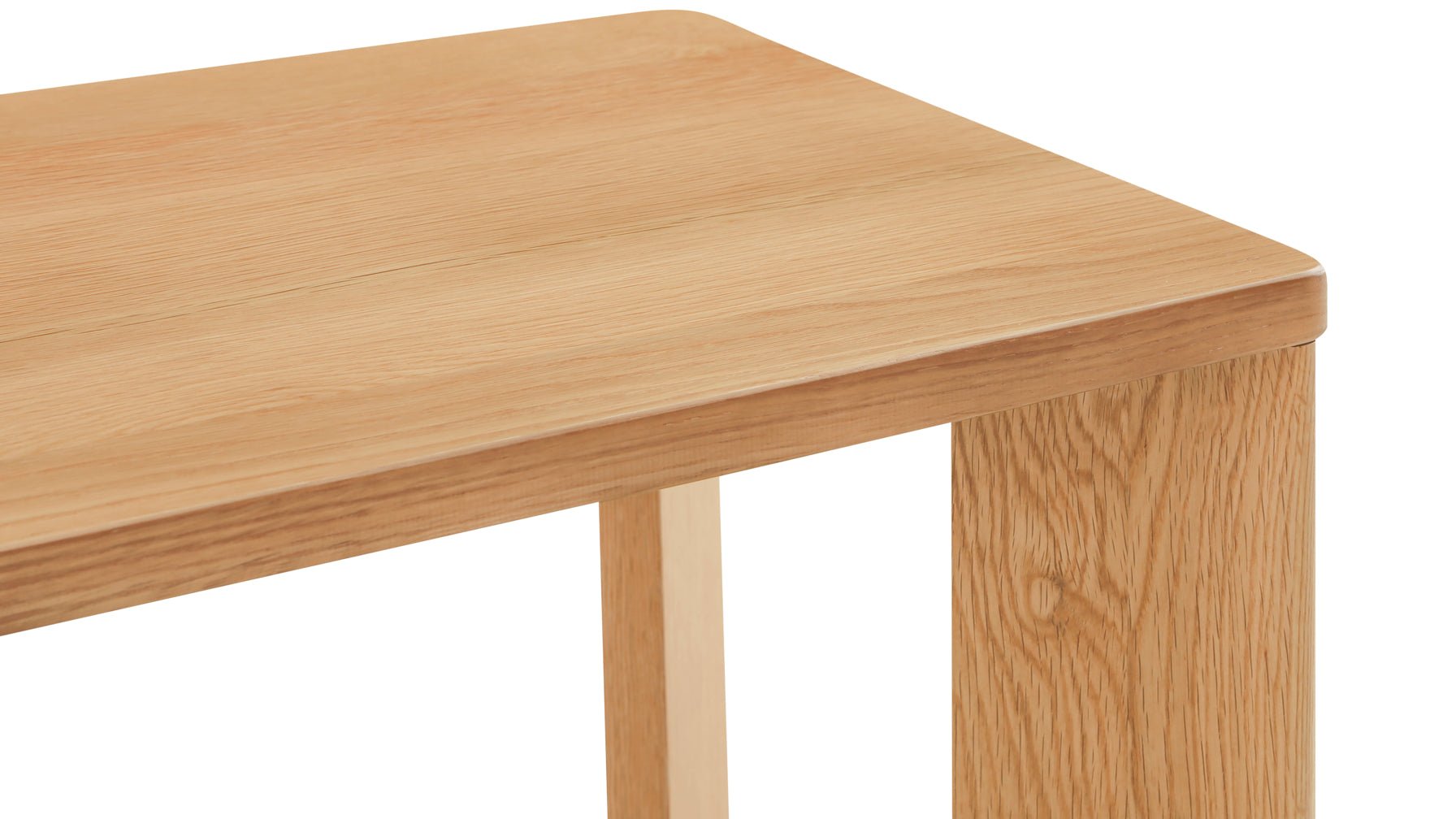 Banc à cadre, 3 places, chêne