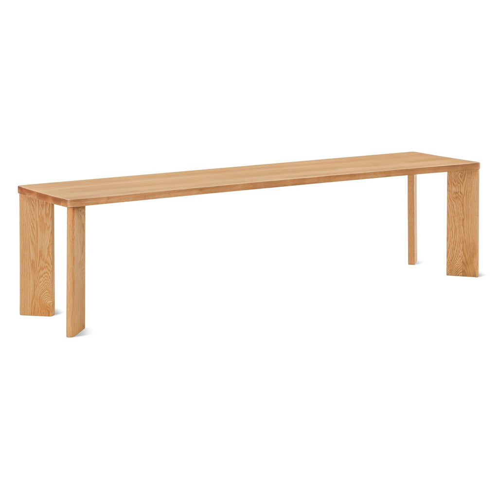 Banc à cadre, 3 places, chêne