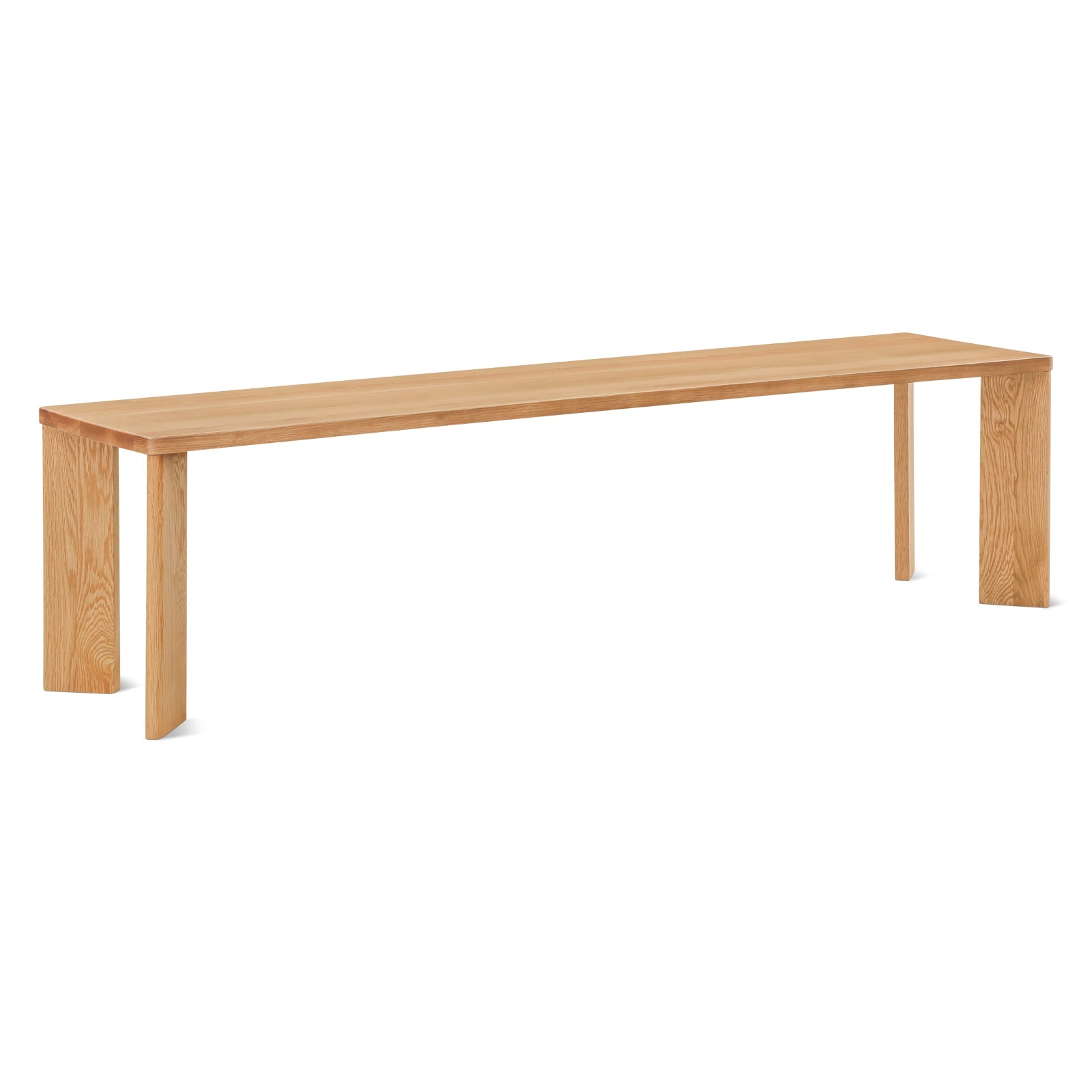 Banc à cadre, 3 places, chêne