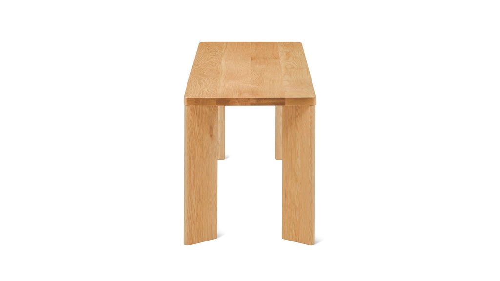 Banc à cadre, 2 places, chêne