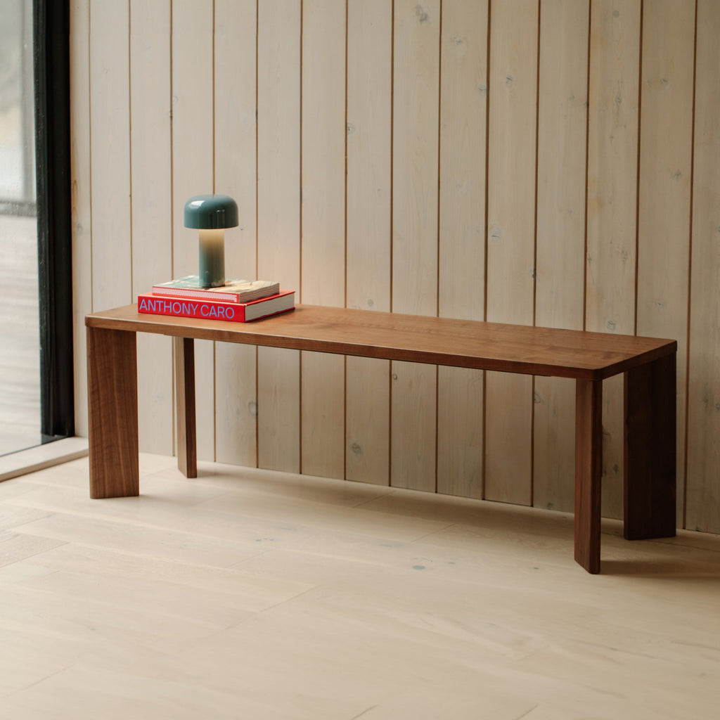 Banc à cadre, 2 places, noyer américain