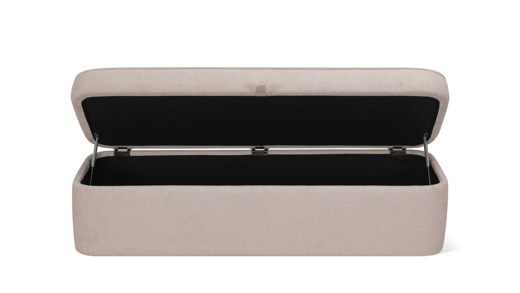 Banc de rangement pour capsules, Latte