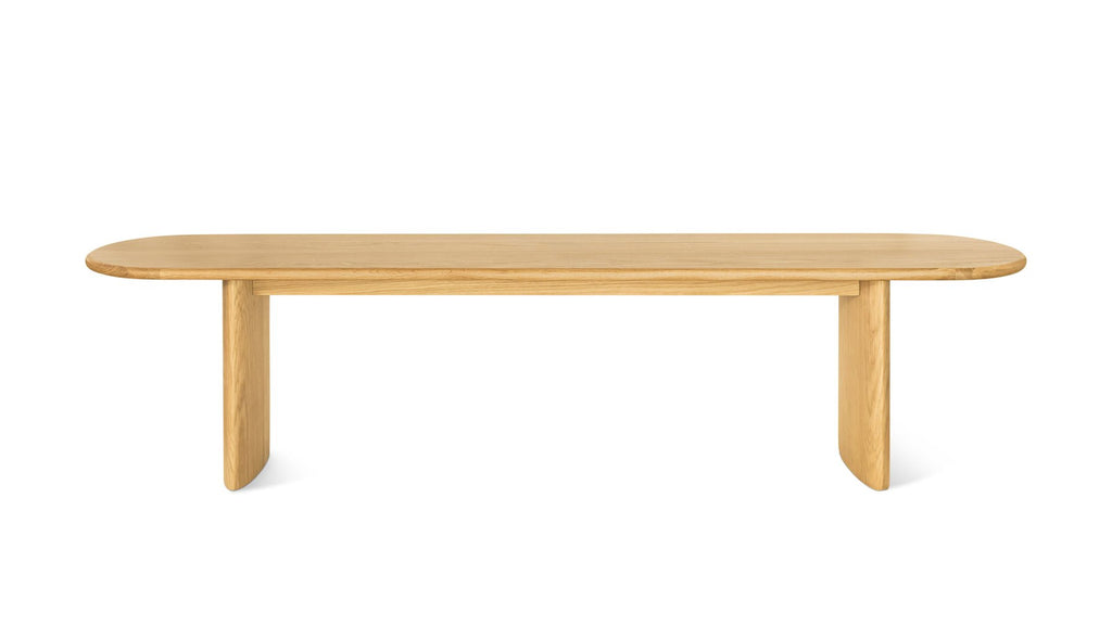 Banc Union, 3 places, chêne blanc