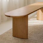 Banc Union, 3 places, chêne blanc