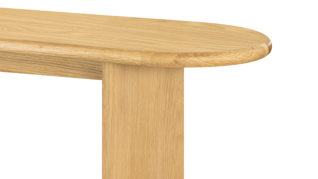 Banc Union, 2 places, chêne blanc