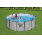 Piscine hors sol ronde Bestway Steel Pro MAX avec pompe et couverture