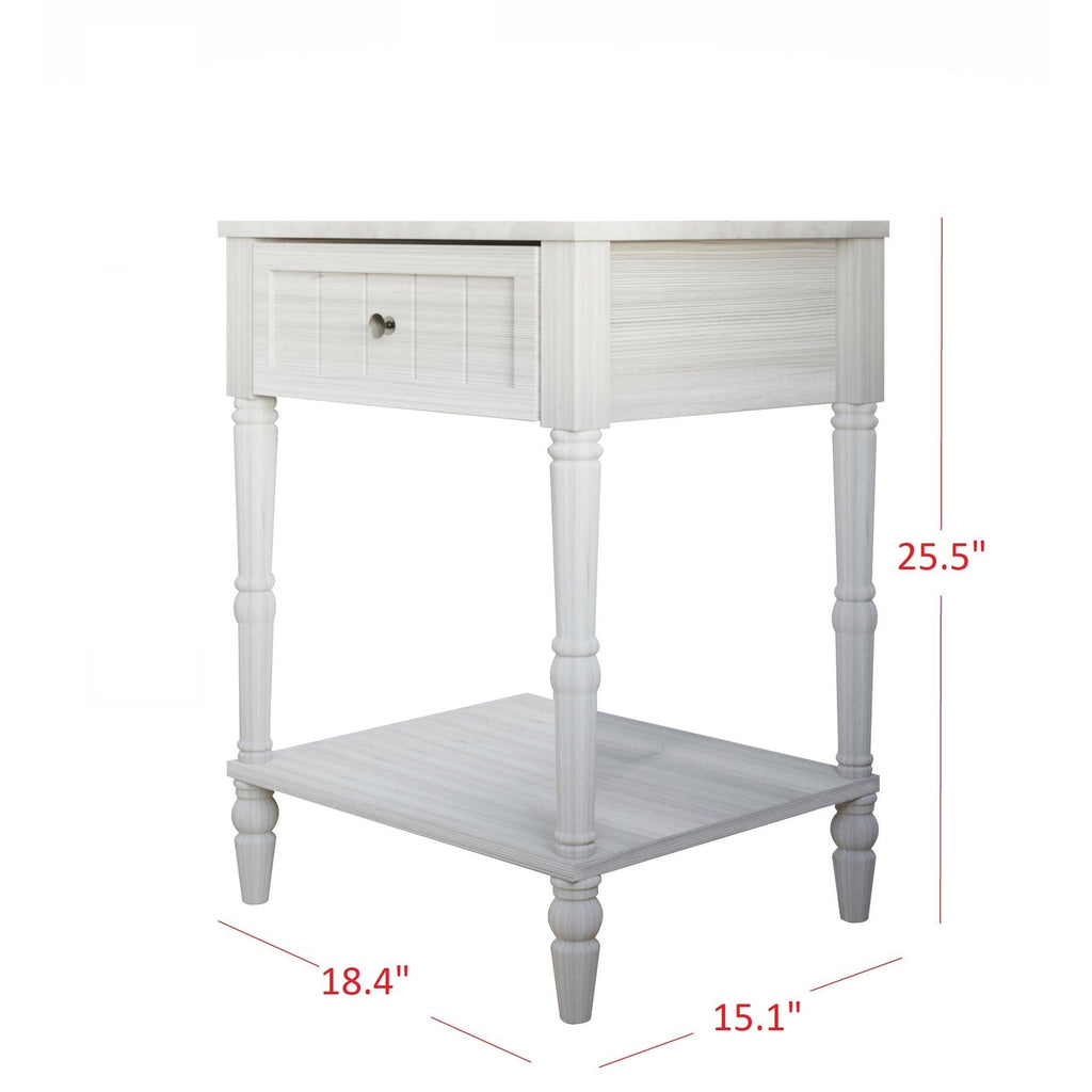 Lit à panneaux rembourré Billy avec 2 tables de chevet