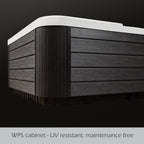 Maillot Buenospa 6 - Personne 46 - Spa à jets, blanc glacé, gris avec ozone et lumières LED