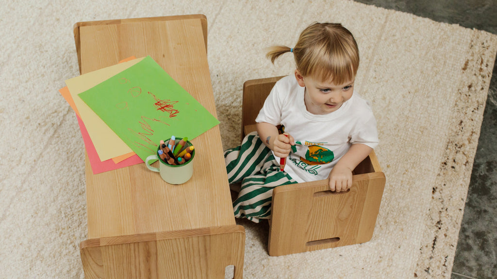 Chaise Flip Me, grande, frêne