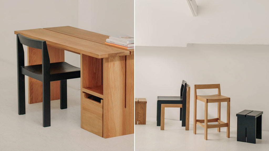 Chaises de salle à manger Plane (lot de deux), chêne noir