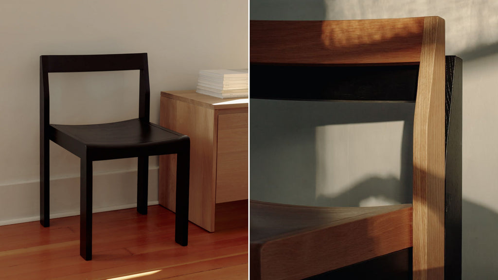 Chaises de salle à manger Plane (lot de deux), chêne noir