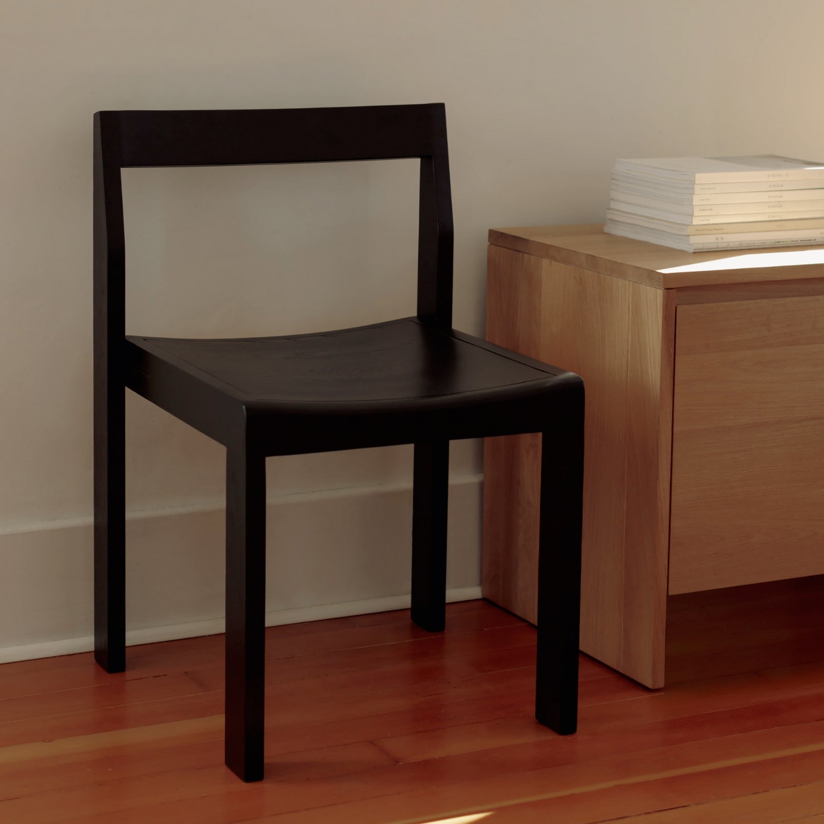 Chaises de salle à manger Plane (lot de deux), chêne noir