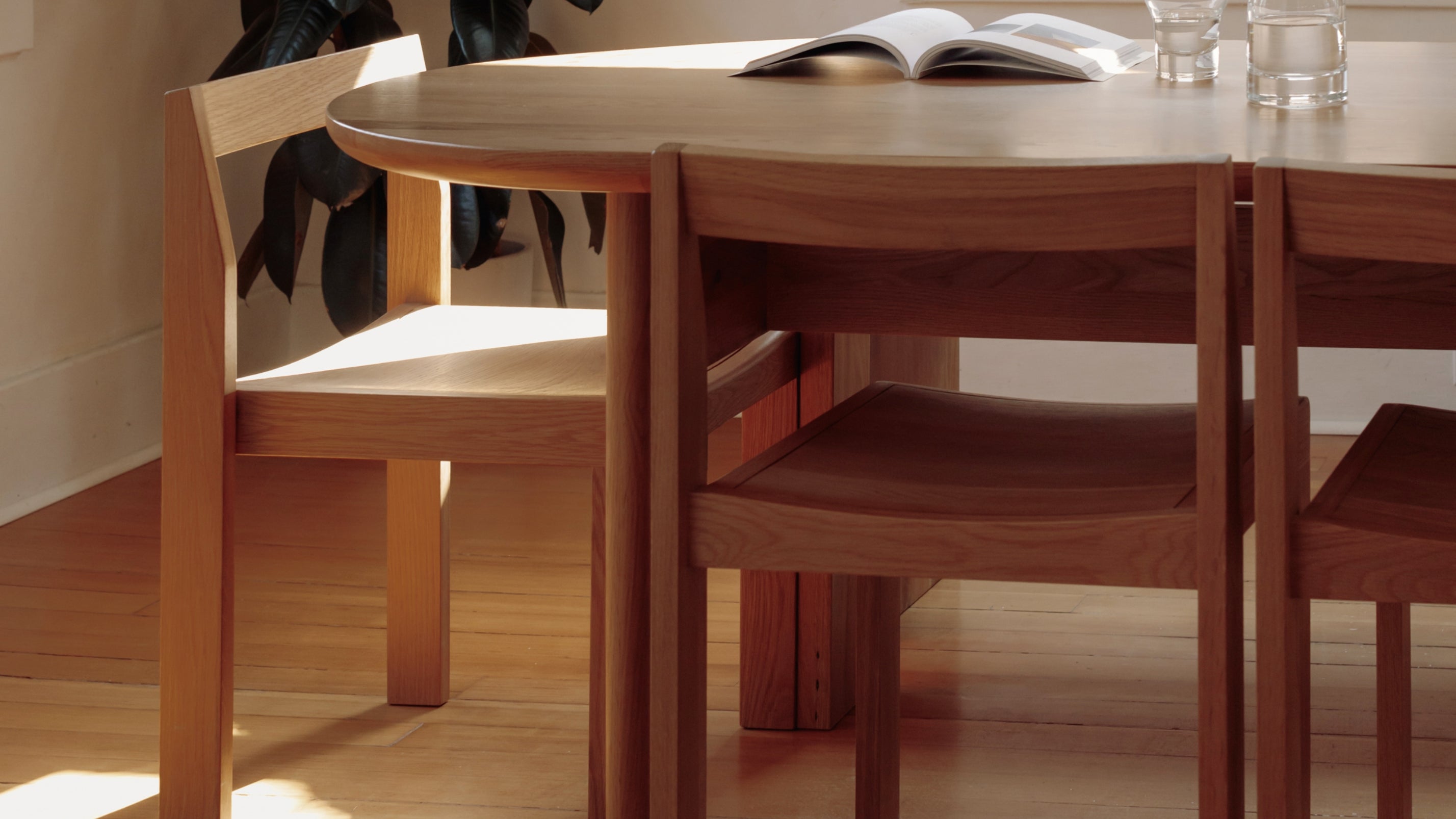 Chaises de salle à manger Plane (lot de deux), chêne