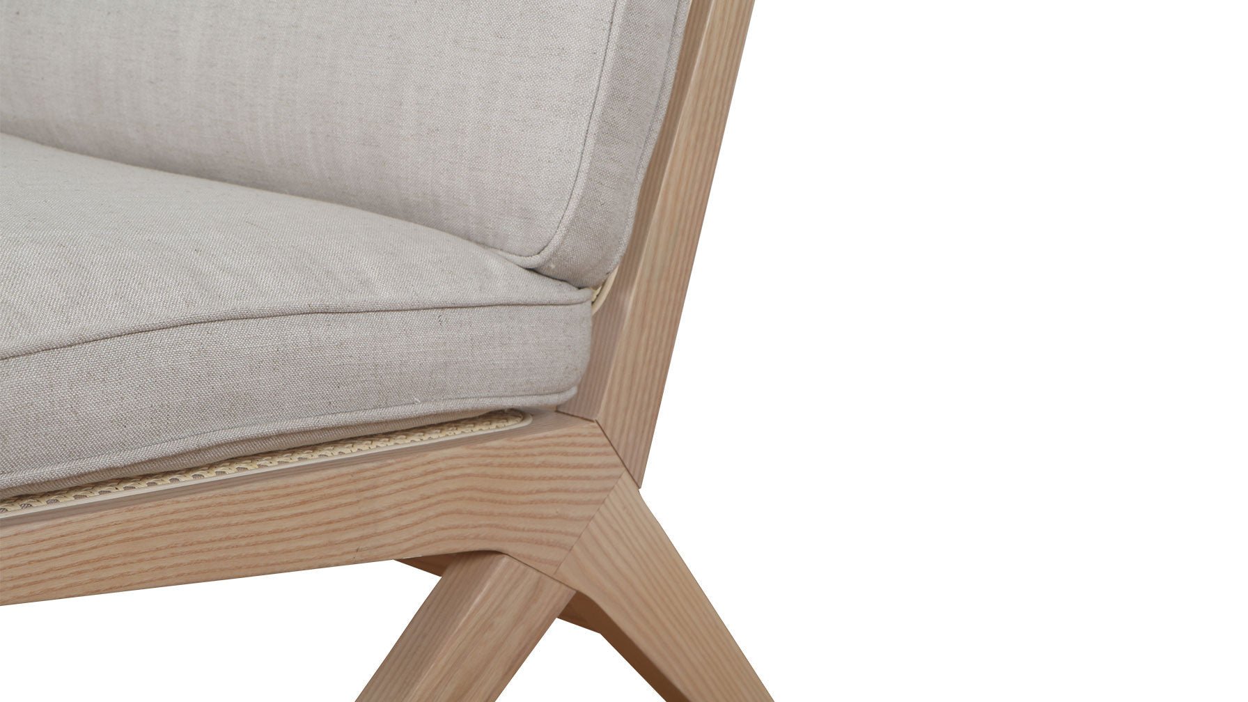 Fauteuil de salon Endless Summer avec coussin, frêne/naturel