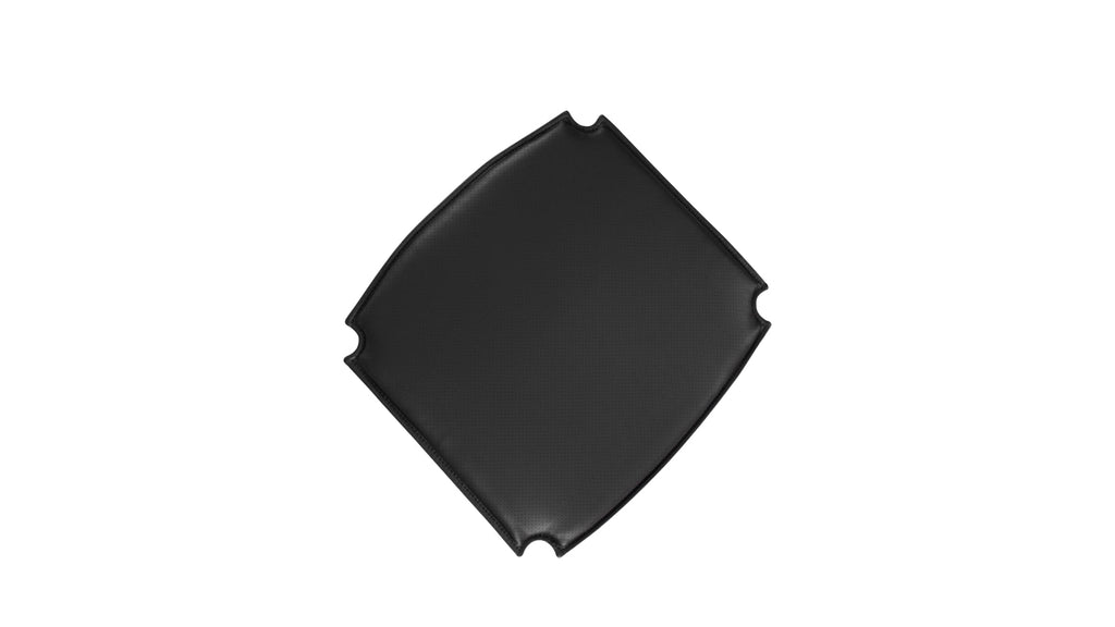 Coussin d'assise - Chaise de salle à manger à rabat, noir