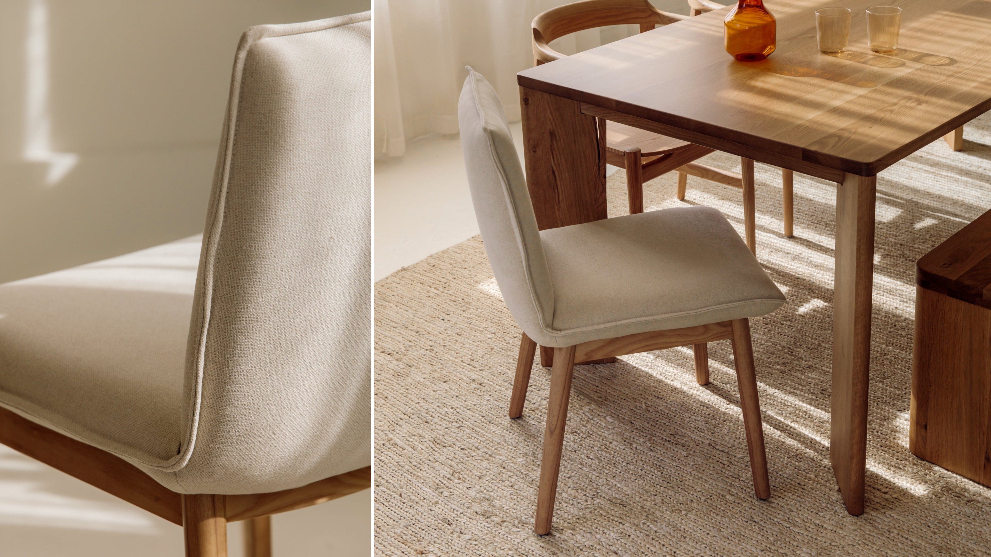 Chaise de salle à manger Talk About, chêne/fauve