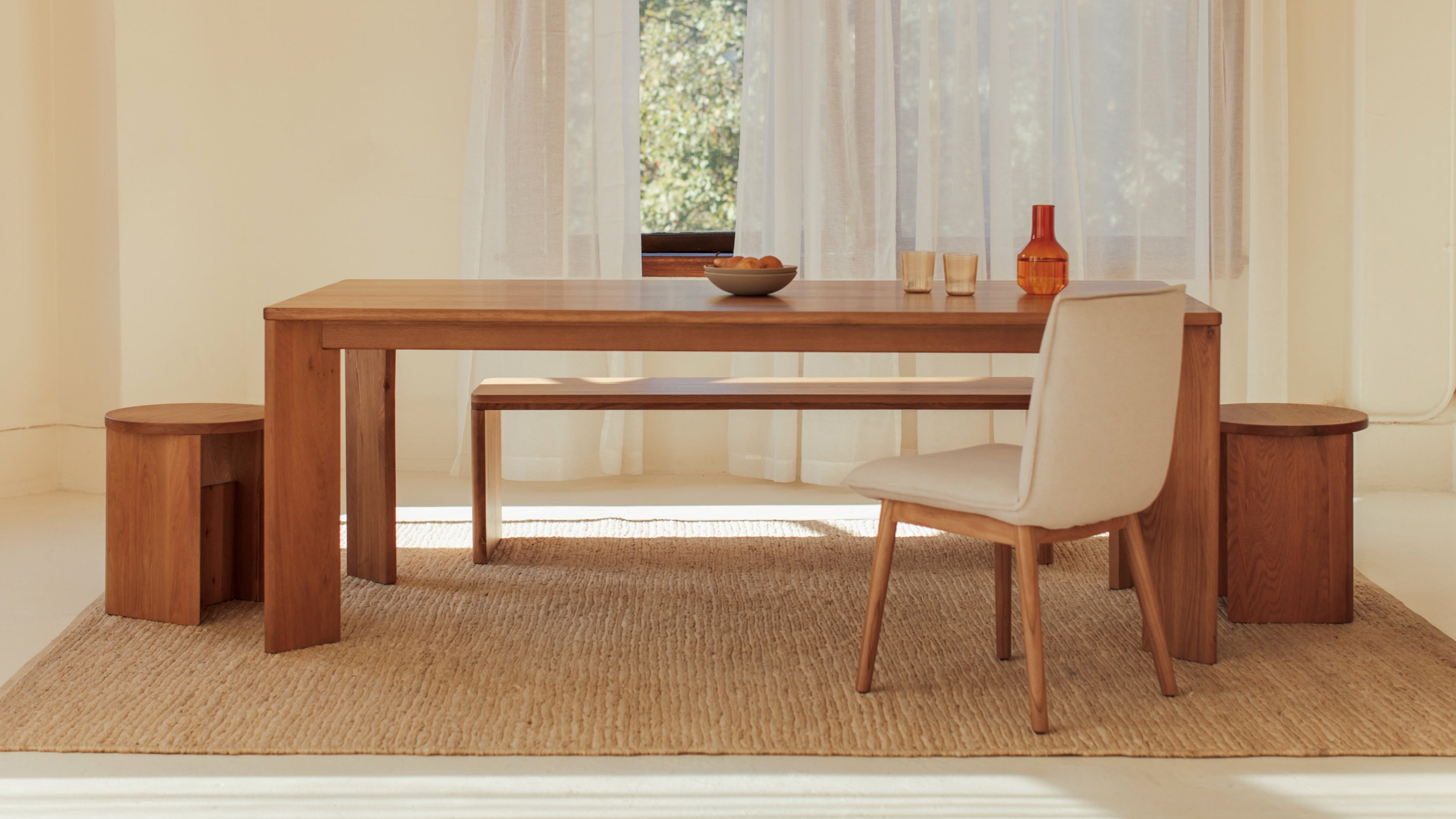 Chaise de salle à manger Talk About, chêne/fauve