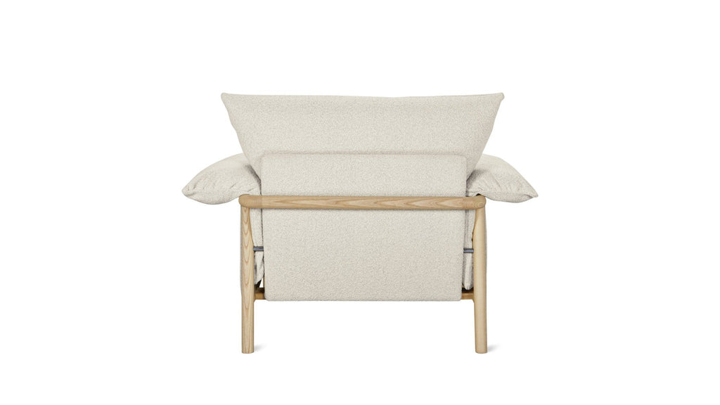 Fauteuil Pillow Talk, givre chaud