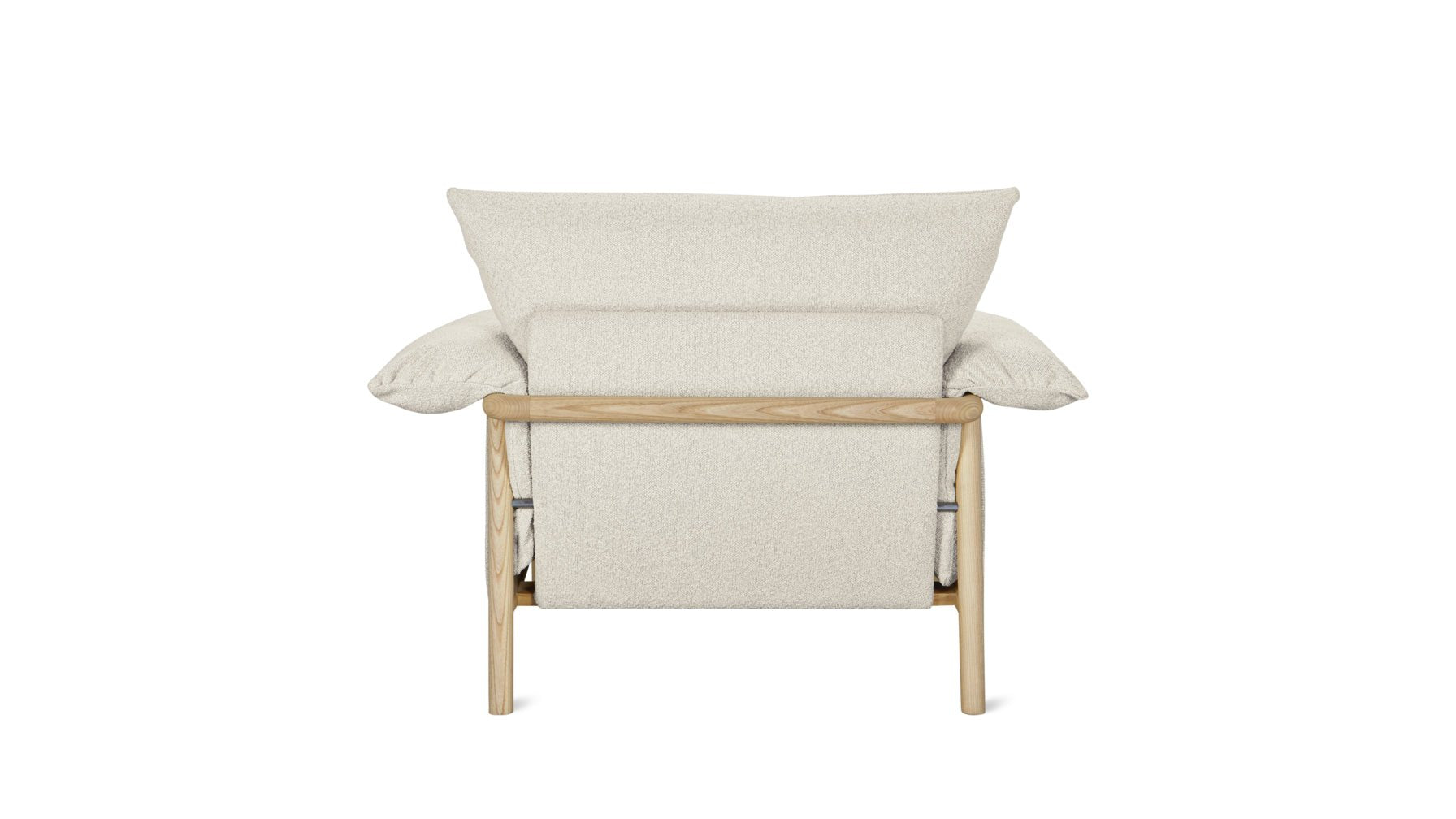 Fauteuil Pillow Talk, givre chaud