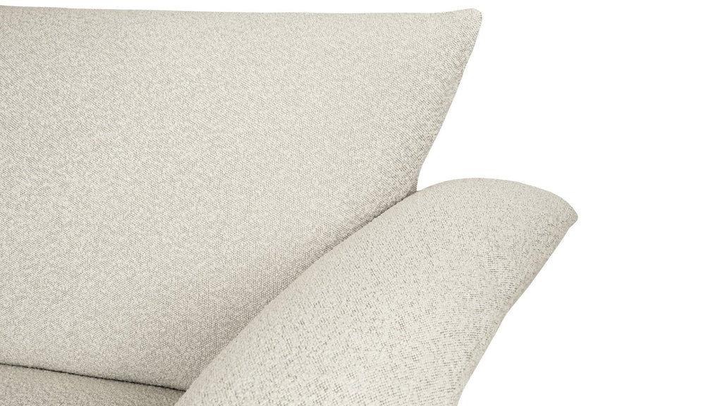 Fauteuil Pillow Talk, givre chaud