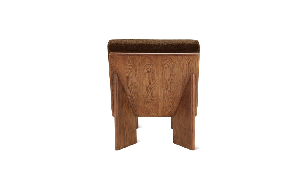 Fauteuil lounge Frame, noyer, Cub