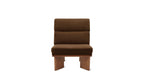 Fauteuil lounge Frame, noyer, Cub