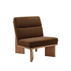 Fauteuil lounge Frame, noyer, Cub