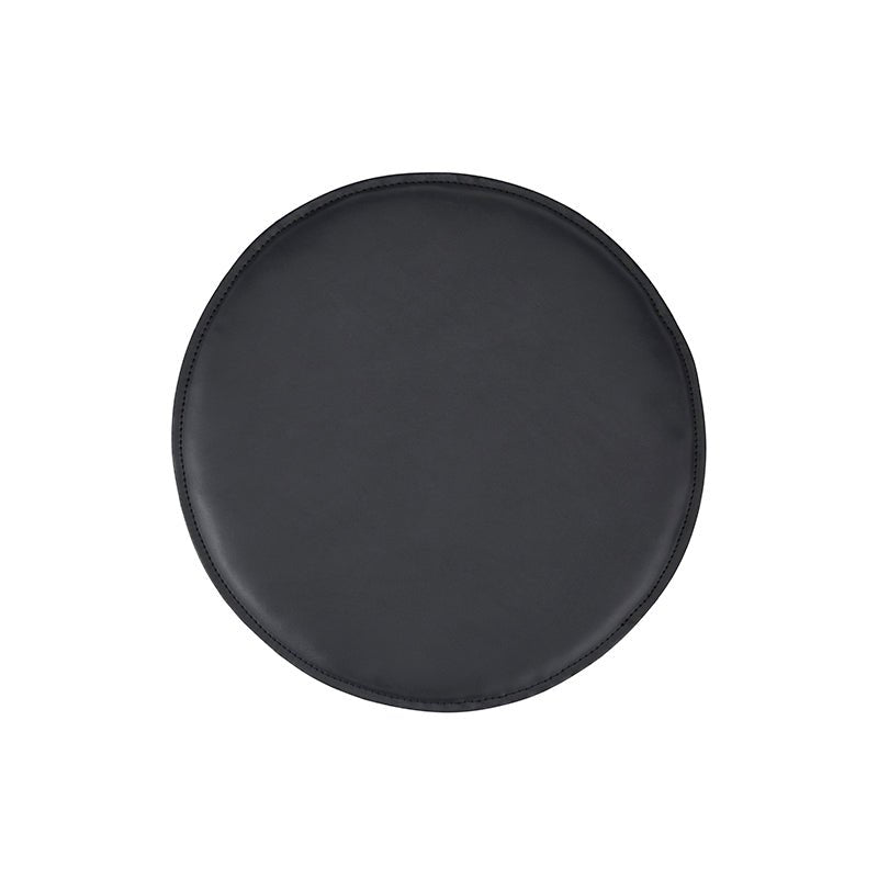 Coussin de siège rond, noir