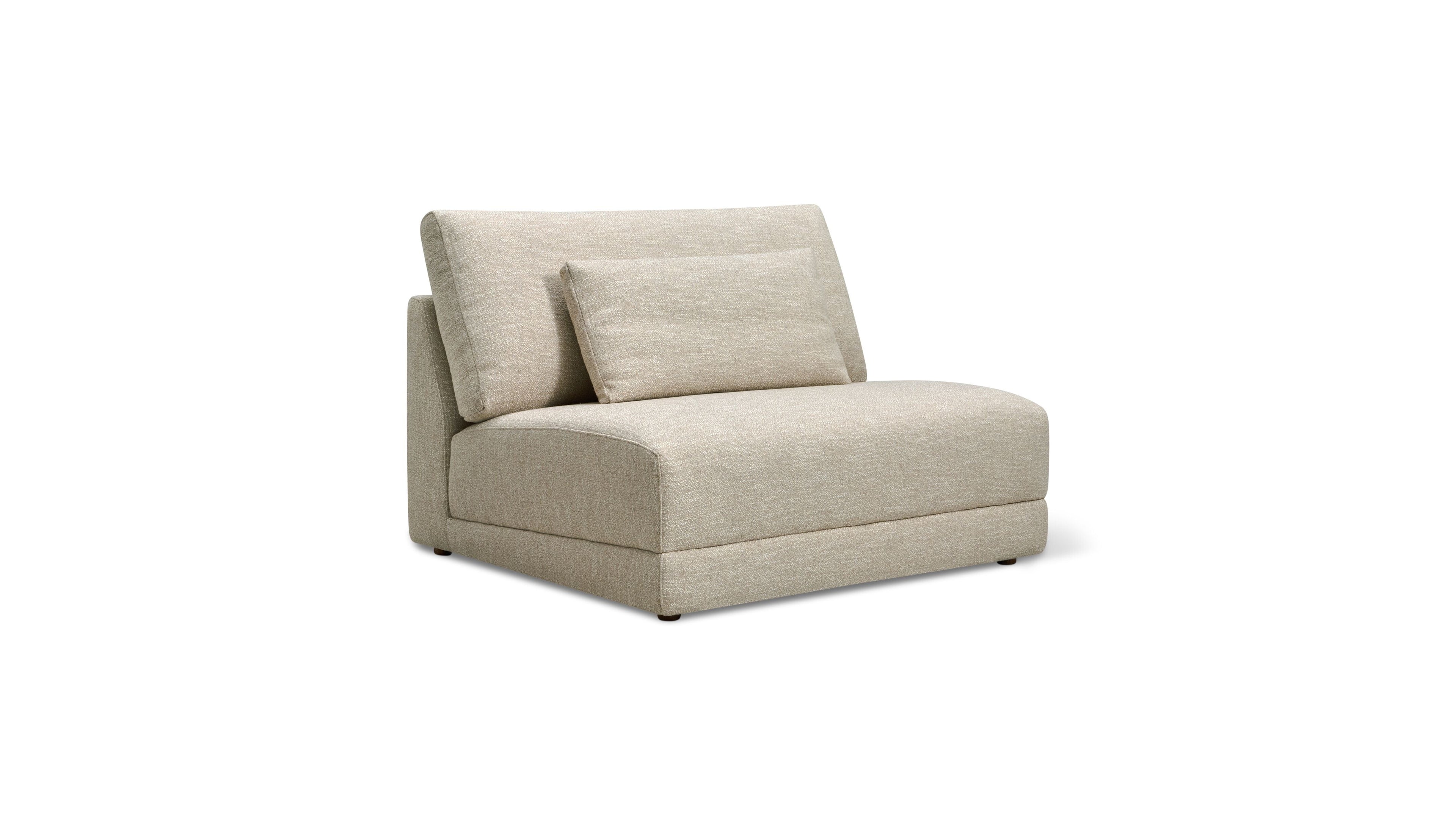 Fauteuil sans accoudoirs Wind Down, lin