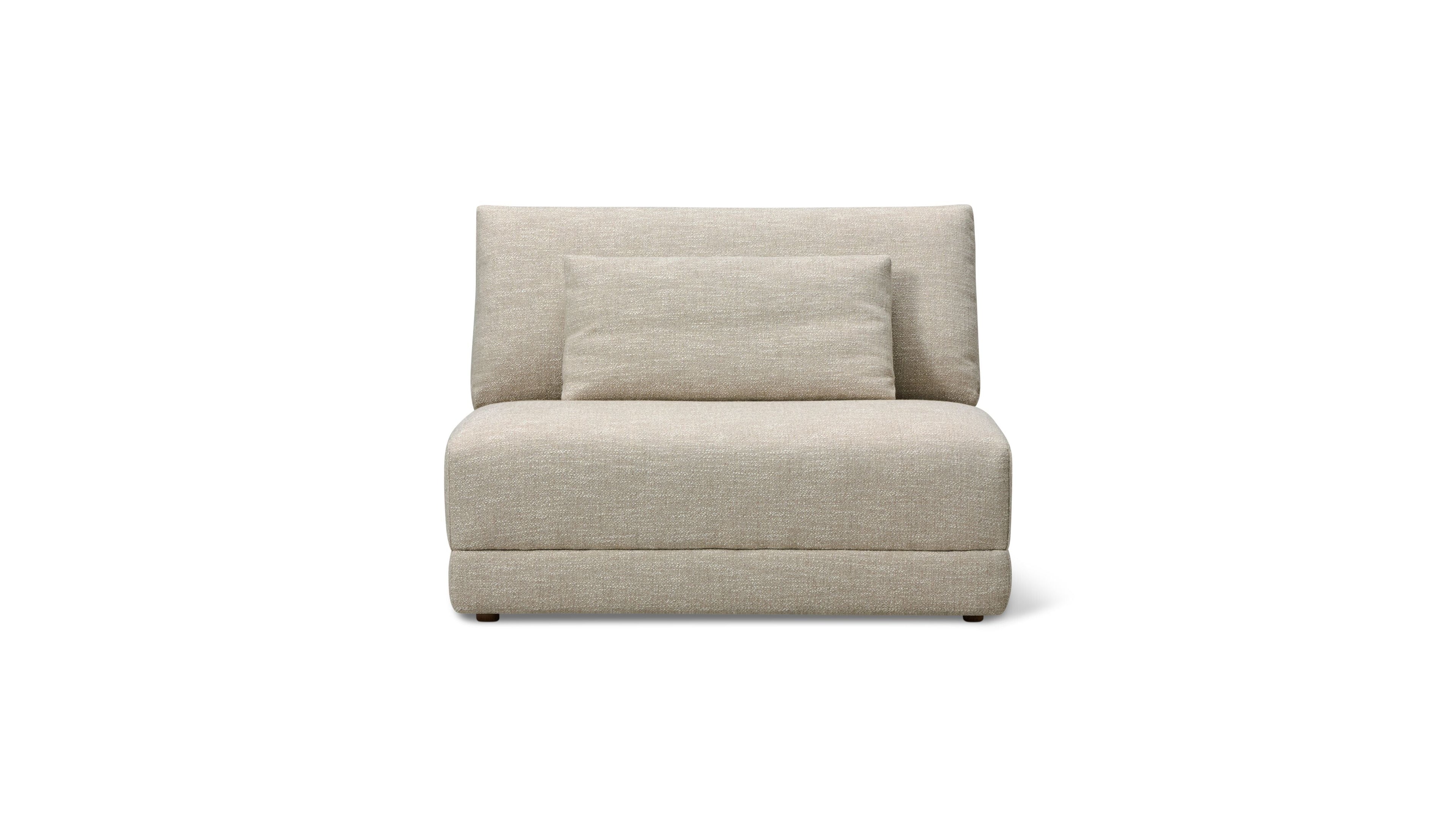 Fauteuil sans accoudoirs Wind Down, lin