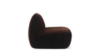 Fauteuil Close To You, couleur chocolat