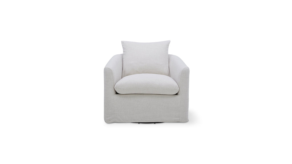 Fauteuil pivotant Sink In, Pearl