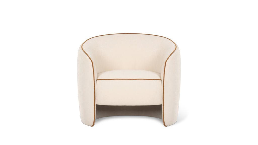 Fauteuil In the Groove Lounge, couleur amande