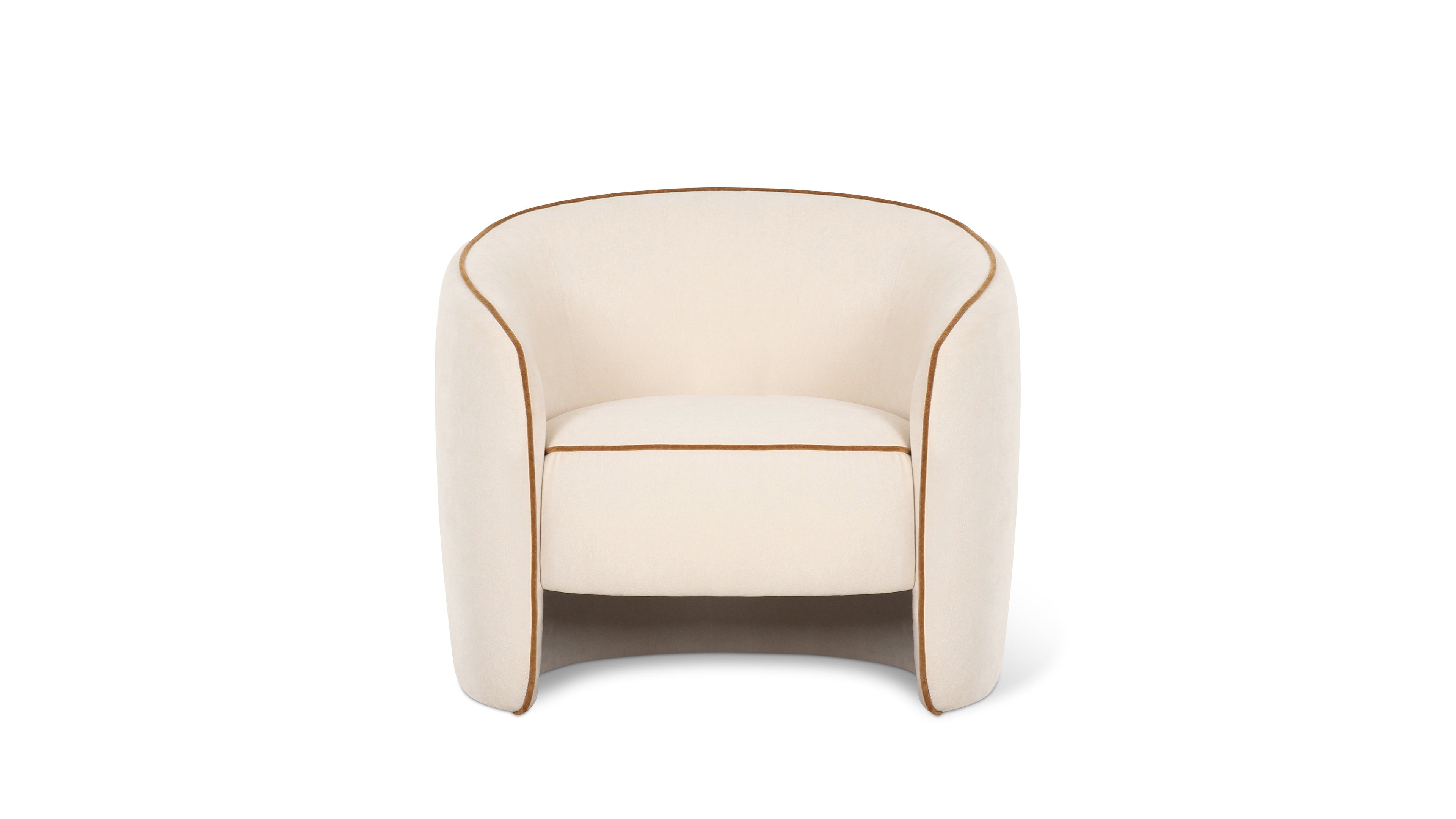 Fauteuil In the Groove Lounge, couleur amande