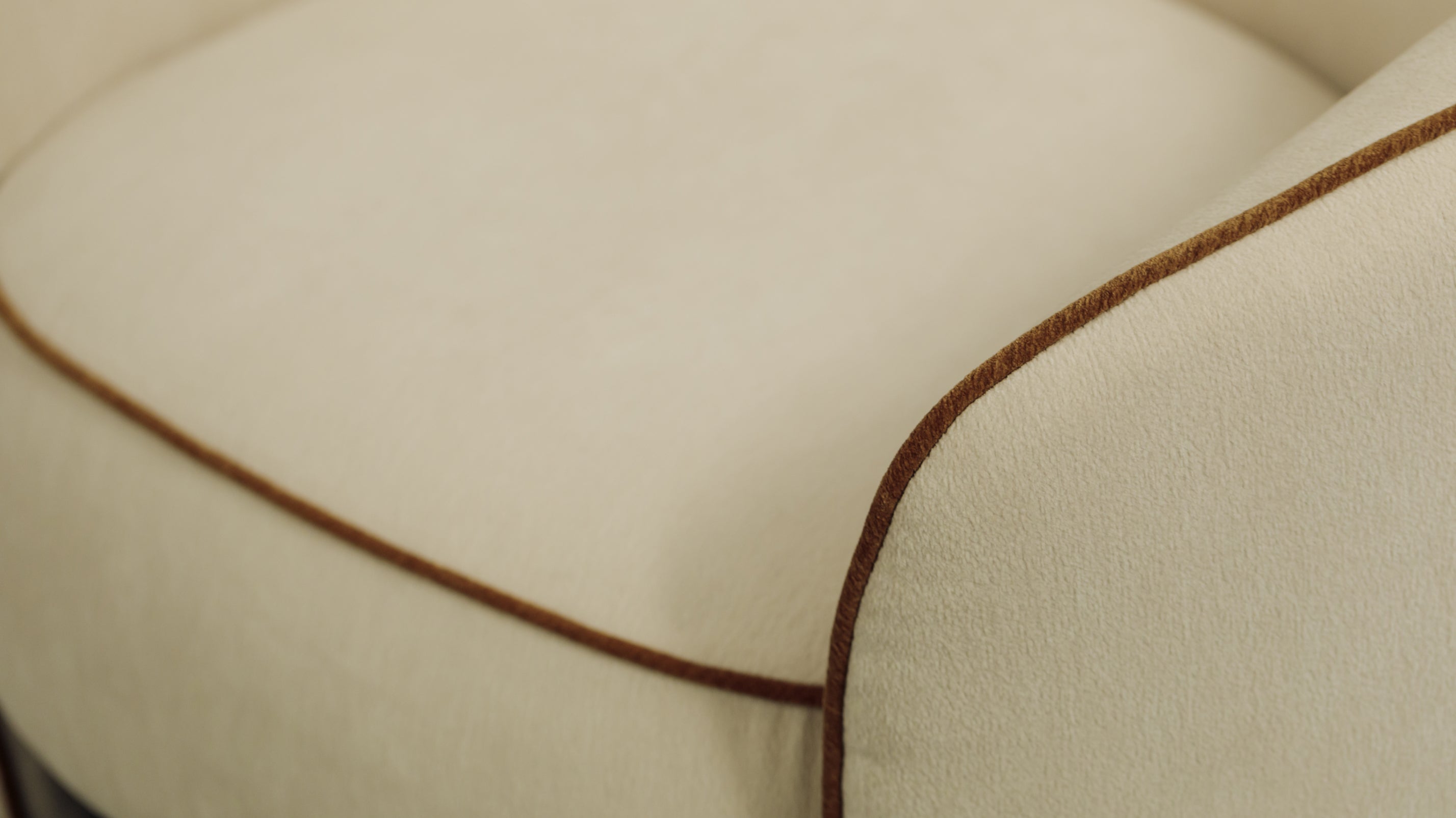 Fauteuil In the Groove Lounge, couleur amande