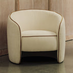 Fauteuil In the Groove Lounge, couleur amande